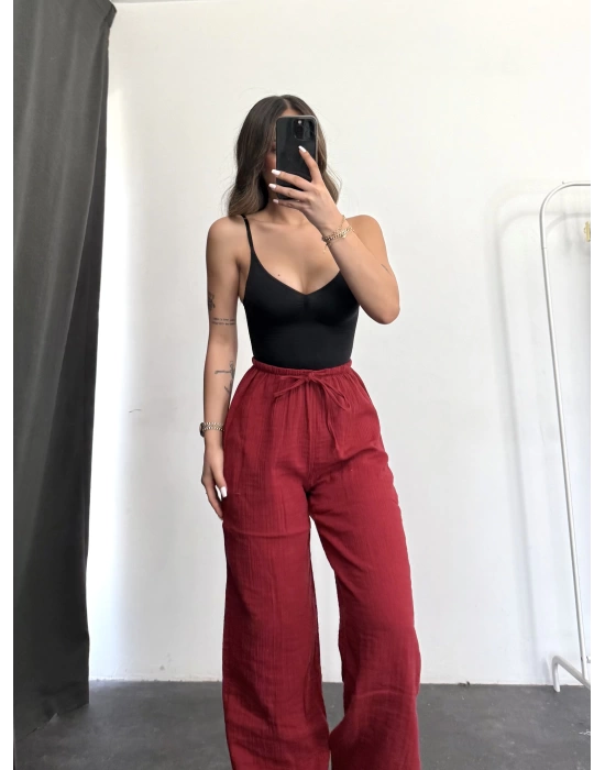 Elora Pantolon - Bordo
