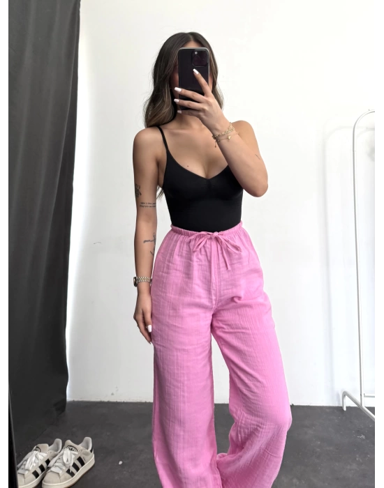 Elora Pantolon - Pembe