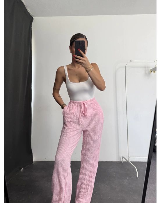 Elsa Pantolon - Pembe