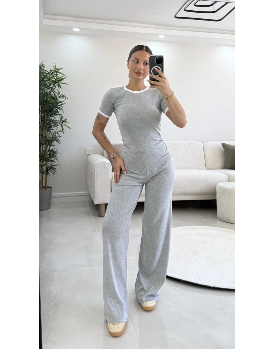 Elsie Biyeli Basic Takım - Gri