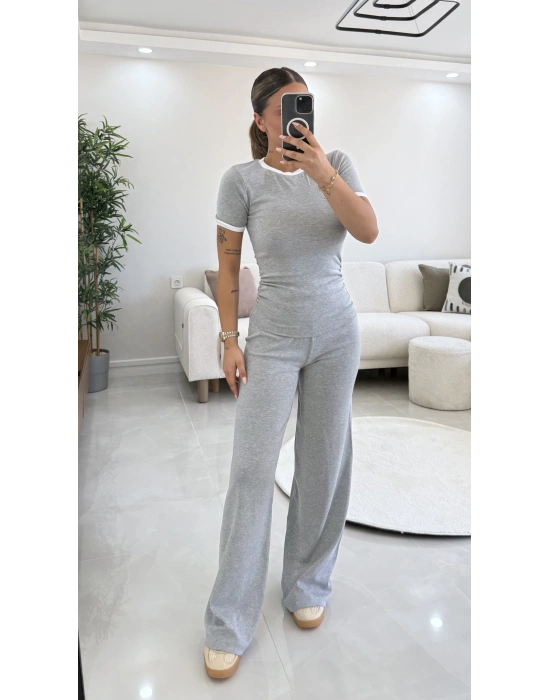 Elsie Biyeli Basic Takım - Gri