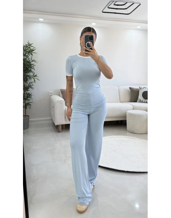 Elsie Biyeli Basic Takım - Mavi