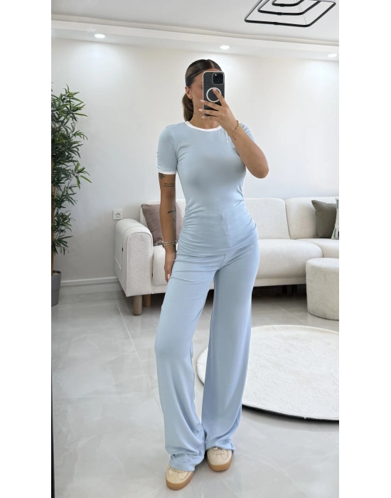 Elsie Biyeli Basic Takım - Mavi