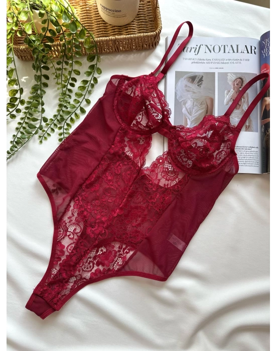 Fergie Bodysuit - Bordo