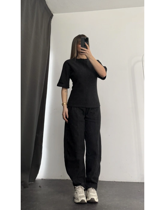 Flora Takım - Siyah