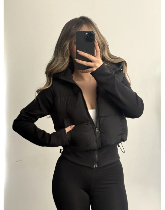 Fortune Muadil Şişme Mont - Siyah