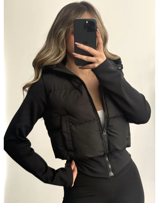 Fortune Muadil Şişme Mont - Siyah