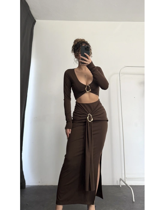 Gianna Toka Detay Takım - Kahve