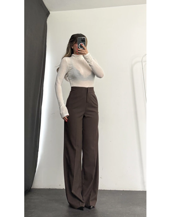 Ginny Palazzo Pantolon - Kahve