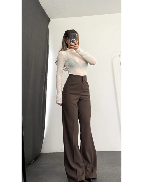 Ginny Palazzo Pantolon - Kahve