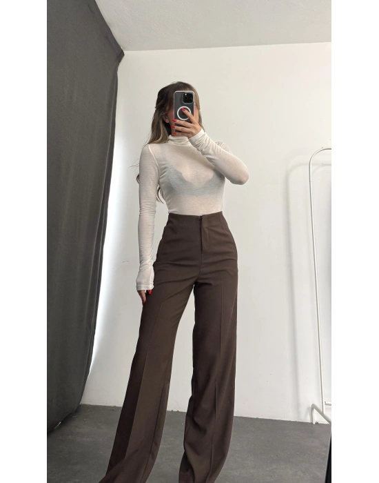 Ginny Palazzo Pantolon - Kahve