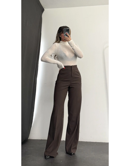 Ginny Palazzo Pantolon - Kahve