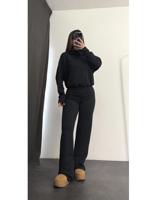 Grace Uzun Yaka Takım - Lacivert