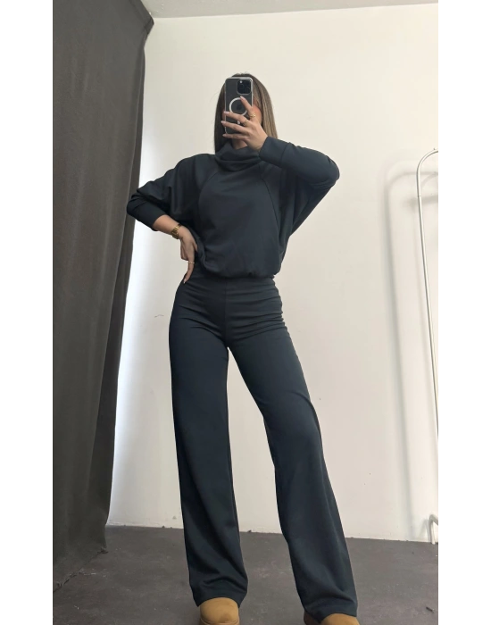 Grace Uzun Yaka Takım - Petrol