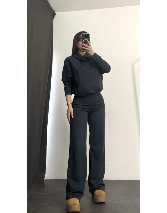 Grace Uzun Yaka Takım - Petrol