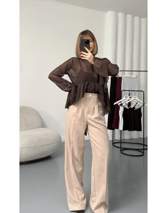 Greta Pensli Palazzo Pantolon - Bej