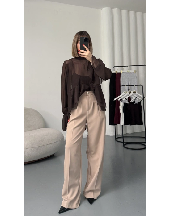 Greta Pensli Palazzo Pantolon - Bej