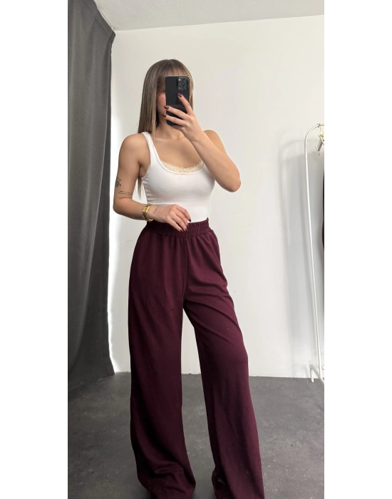 Hope Çıtçıtlı Eşofman - Bordo