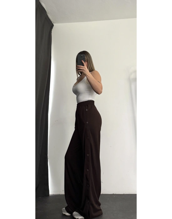 Hope Çıtçıtlı Eşofman - Kahve