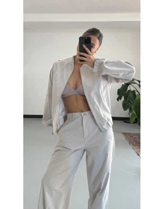 Iina Gabardin Takım - Gri