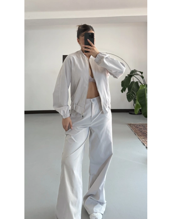 Iina Gabardin Takım - Gri