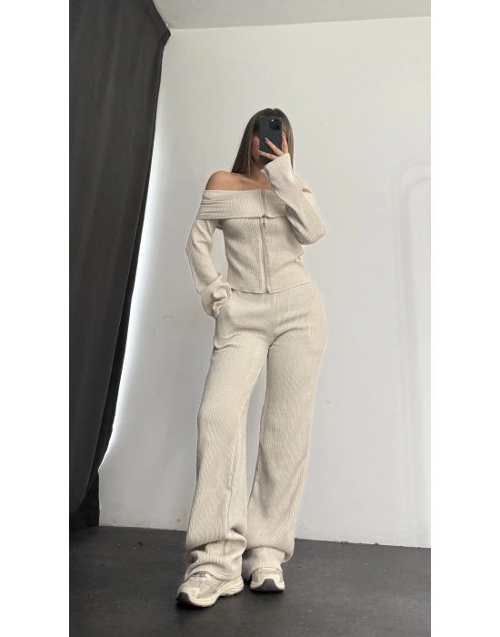 Irina Madonna Takım - Bej