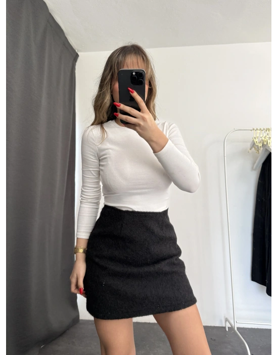 Isabel Kaşe Etek - Siyah