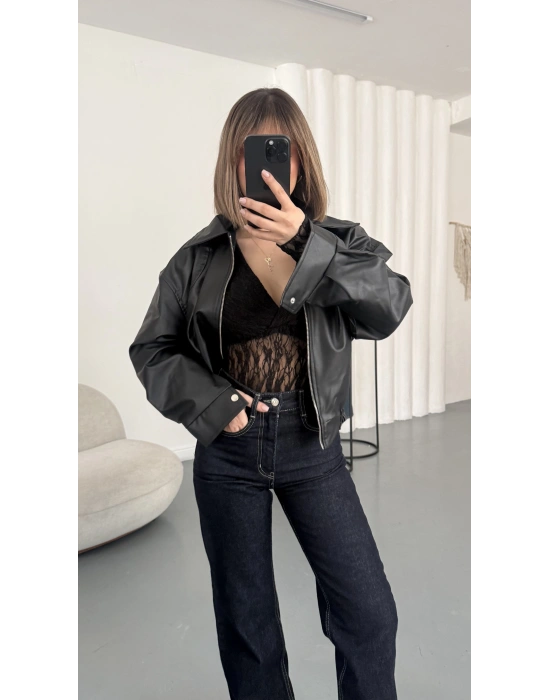 Jazz Wide Leg Jean - Lacivert