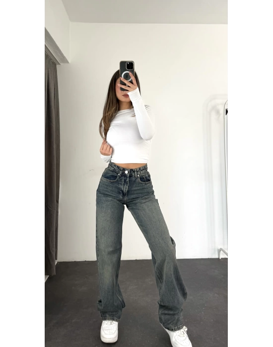 Jazz Wide Leg Jean - Tintli