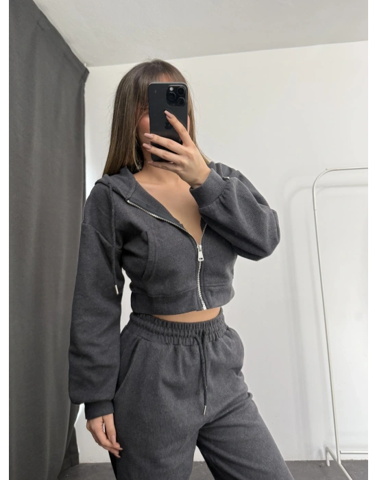 Jerry Basic Eşofman Takımı - Antrasit