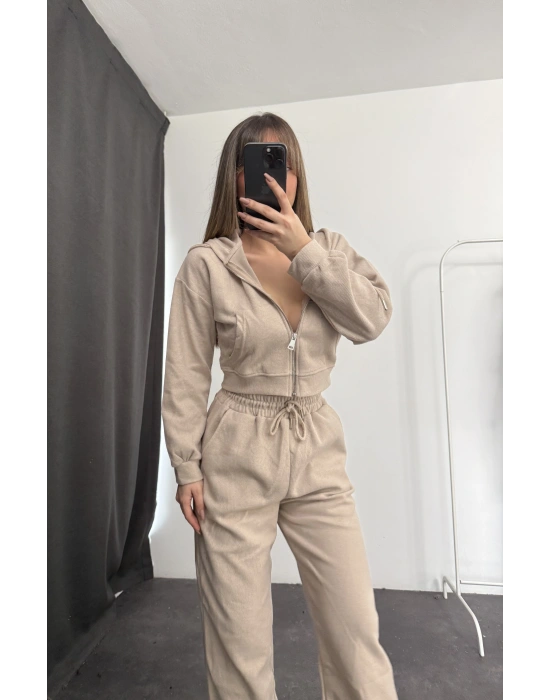 Jerry Basic Eşofman Takımı - Bej