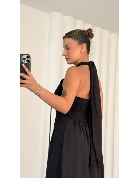 Jessica Salaş Elbise - Siyah