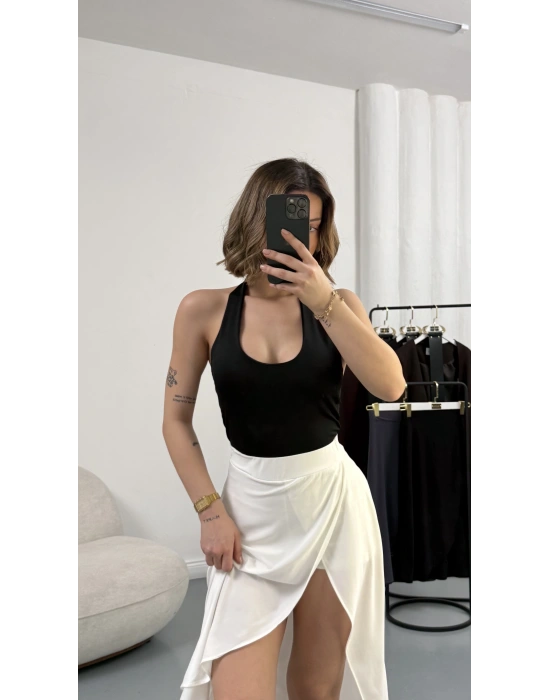 Jolie Basic Crop - Siyah