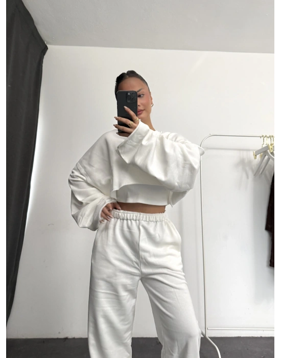 Julia Üçlü Basic Takım - Beyaz