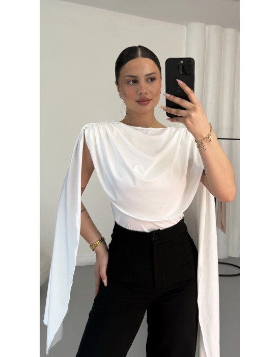 July Bodysuit - Beyaz