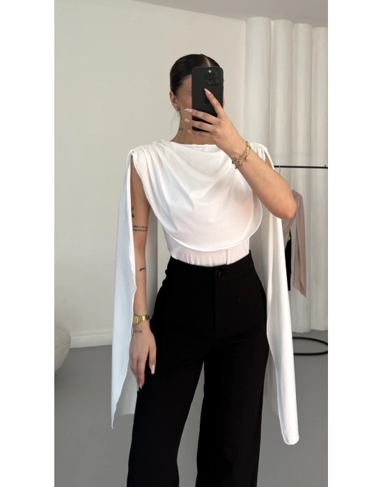 July Bodysuit - Beyaz