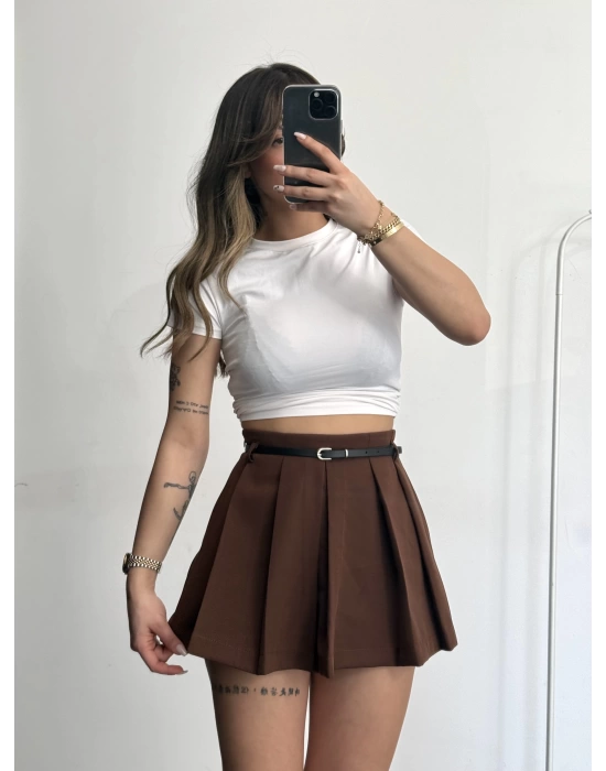 Kiti Şort Etek - Kahve