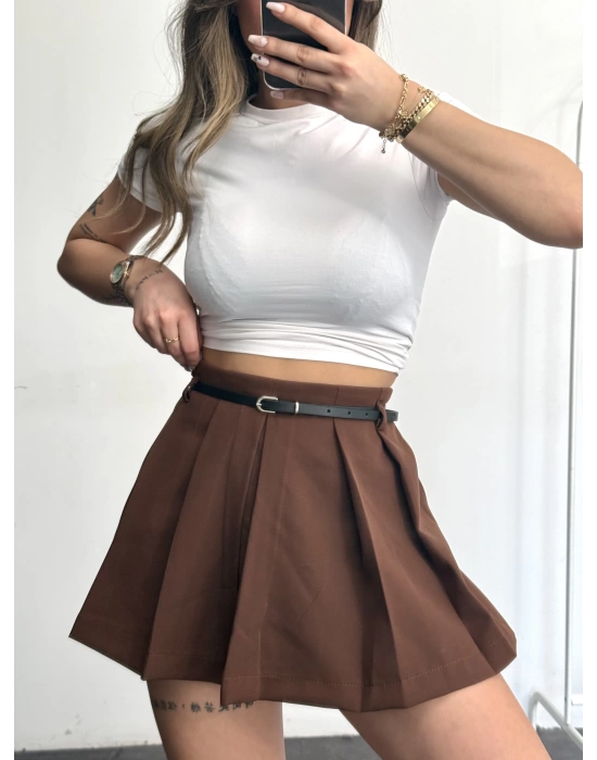Kiti Şort Etek - Kahve