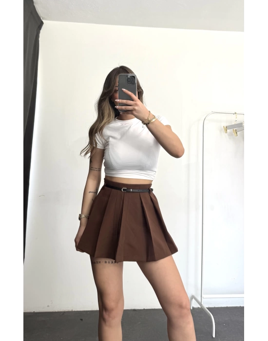 Kiti Şort Etek - Kahve