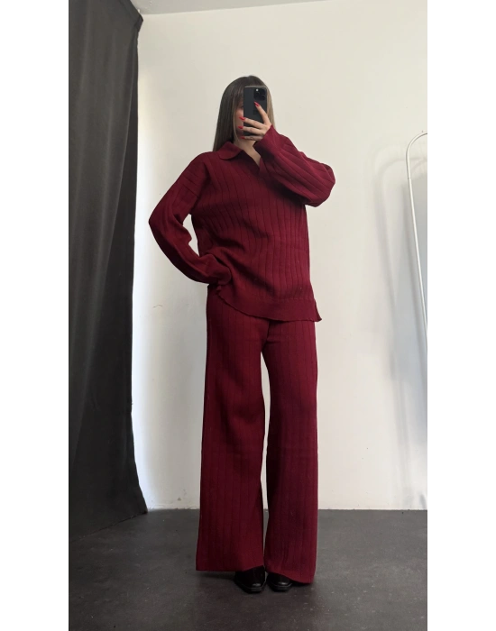 Laurel Triko Takım - Bordo