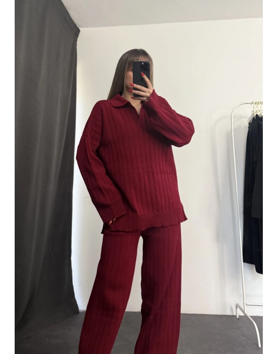 Laurel Triko Takım - Bordo