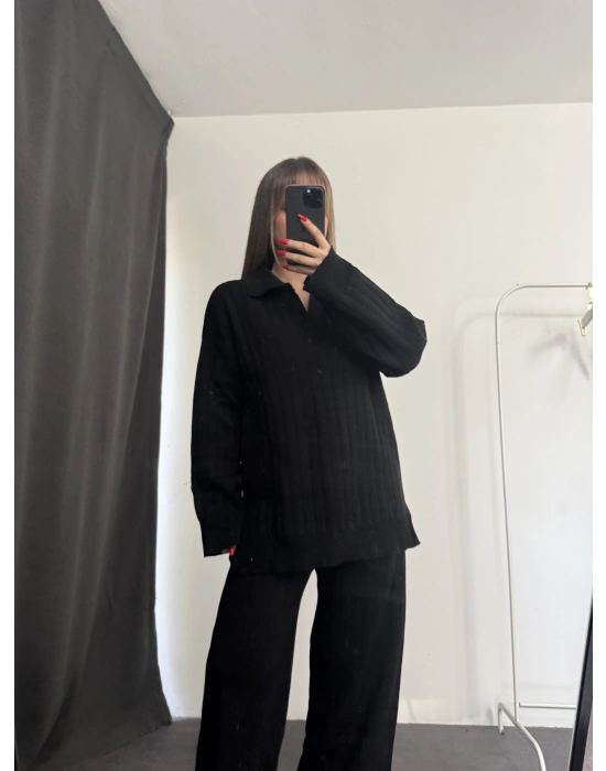 Laurel Triko Takım - Siyah