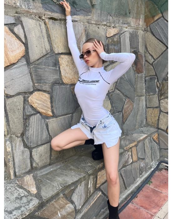 Legend Bodysuit -Beyaz