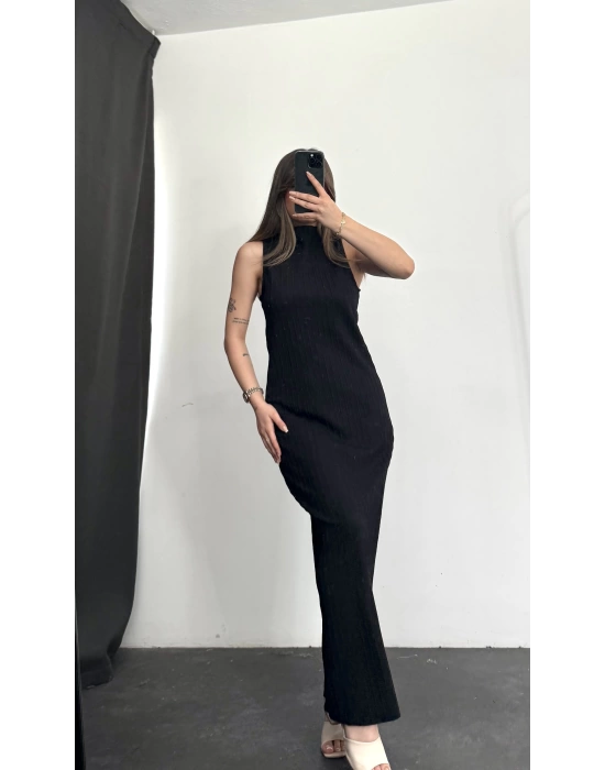 Loida Elbise -Siyah