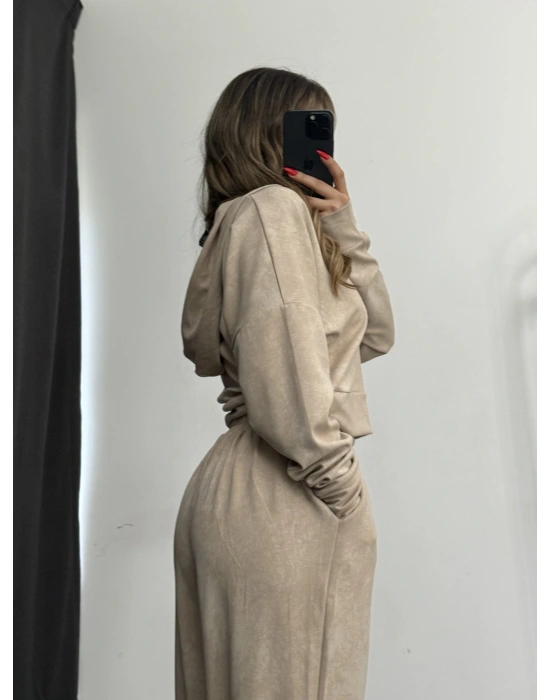 Lois Dijital Baskı Takım - Bej