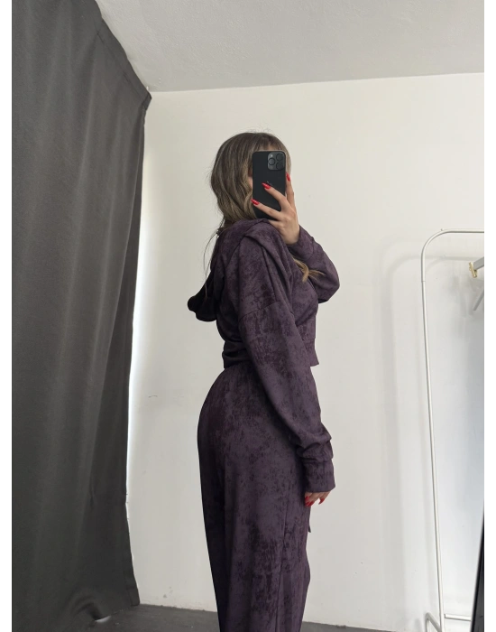 Lois Dijital Baskı Takım - Mor