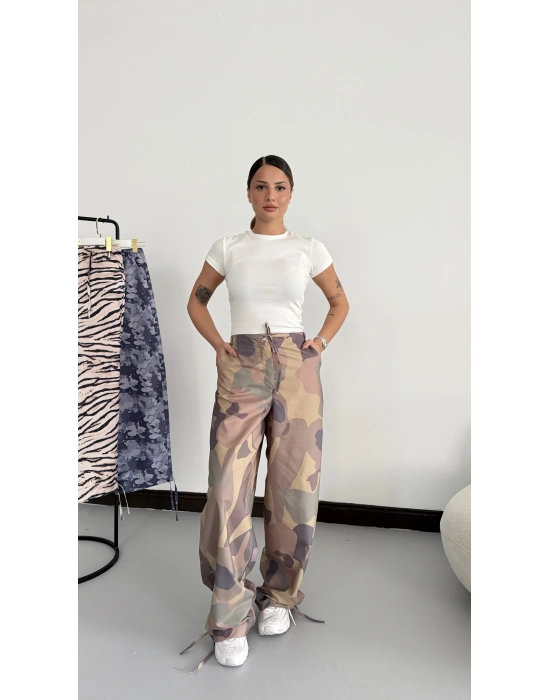 Loren ZR Paraşüt Pantolon - Açık Kamuflaj