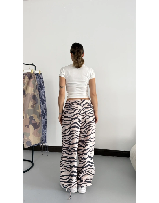 Loren ZR Paraşüt Pantolon - Zebra
