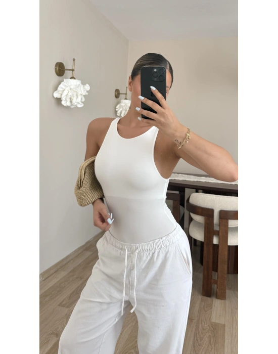 Lucy Bodysuit - Beyaz