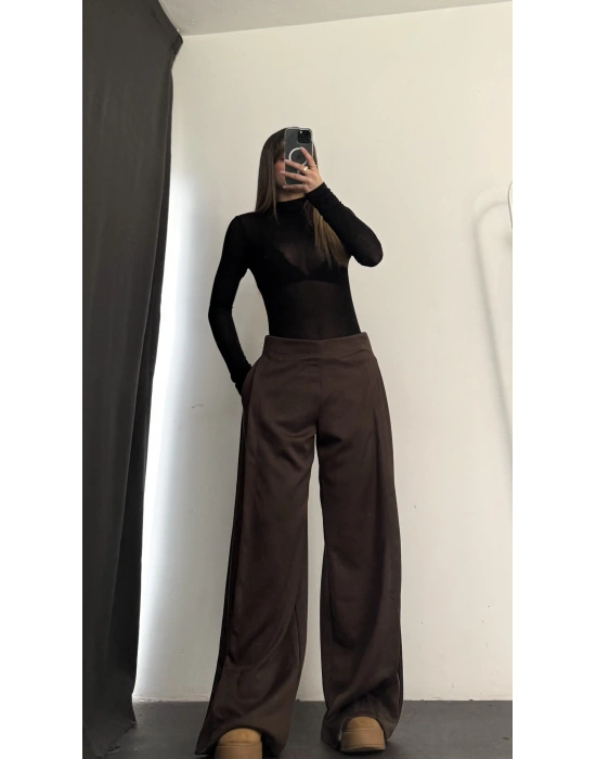 Lucy Yan Pensli Pantolon - Kahve